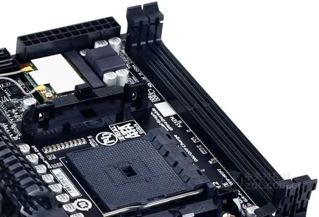 Alt view image 3 of 4 - GIGABYTE F2A88XN-WIFI(rev.3.0) Socket FM2/FM2+ AMD A88X DDR3 64GB Mini-ITX