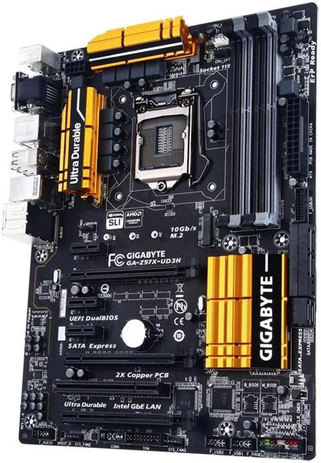 Alt view image 2 of 3 - GIGABYTE Z97X-UD3H(rev.1.0) LGA 1150 Intel Z97 DDR3 32GB ATX