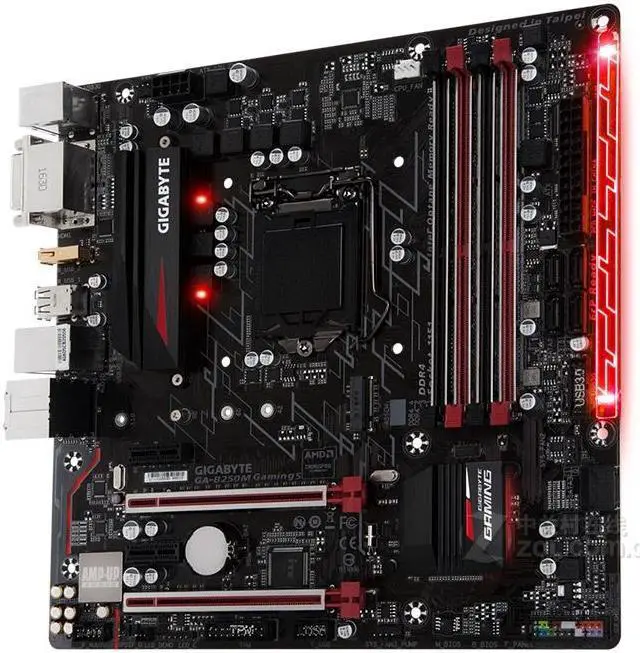 Alt view image 2 of 3 - GIGABYTE B250M-Gaming 5 LGA 1151 Intel B250 DDR4 64GB Micro ATX