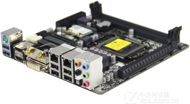 Alt view image 4 of 4 - GIGABYTE GA-Z77N WIFI LGA 1155 Intel Z77 DDR3 16GB Mini-ITX