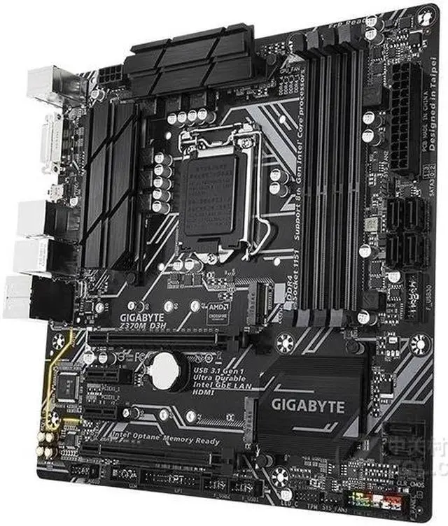 Alt view image 3 of 4 - GIGABYTE Z370M D3H LGA 1151 Intel Z370 DDR4 64GB Micro ATX