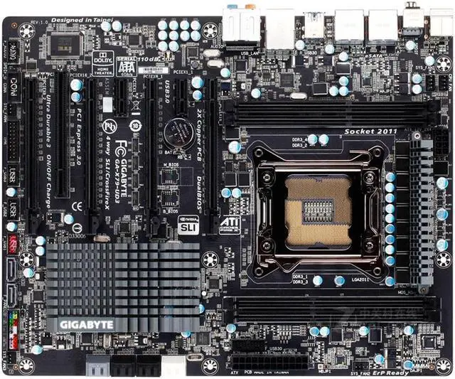 Main image of GIGABYTE GA-X79-UD3 LGA 2011 Intel X79 DDR3 32GB ATX