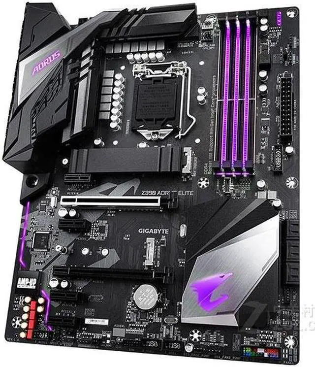 Alt view image 2 of 4 - GIGABYTE Z390 AORUS ELITE LGA 1151 Intel Z390 DDR4 128GB ATX