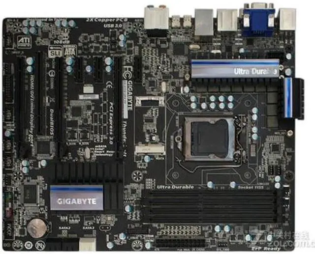 Main image of GIGABYTE GA-Z77X-UP4 TH LGA 1155 Intel Z77 DDR3 32GB ATX