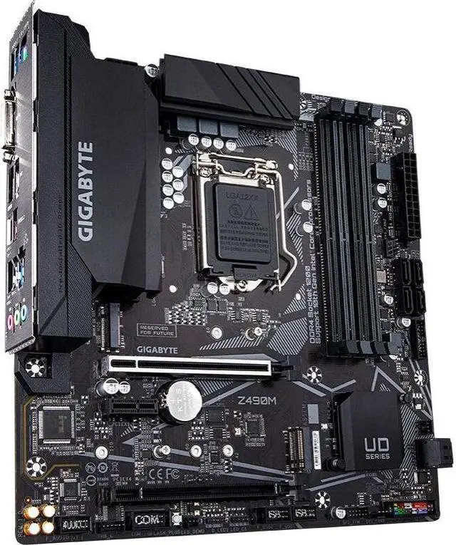 Alt view image 2 of 4 - GIGABYTE Z490M LGA 1200 Intel Z490 DDR4 128GB Micro ATX