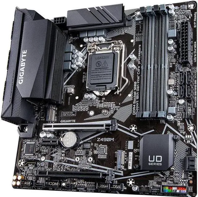 Alt view image 3 of 4 - GIGABYTE Z490M LGA 1200 Intel Z490 DDR4 128GB Micro ATX
