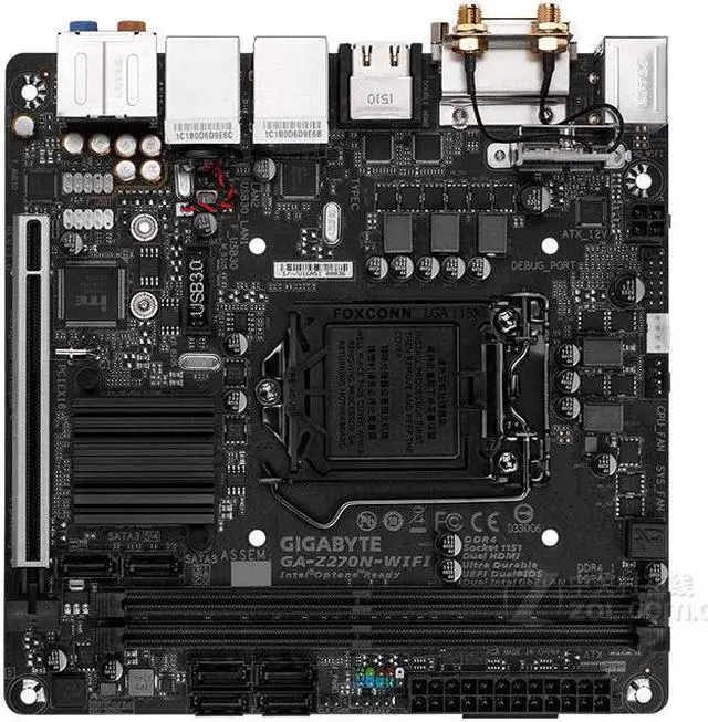 Main image of GIGABYTE Z270N-WIFI LGA 1151 Intel Z270 DDR4 32GB Mini-ITX