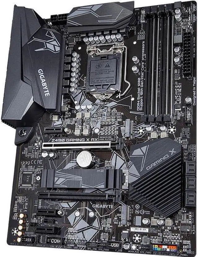 Alt view image 2 of 4 - GIGABYTE Z490 GAMING X AX LGA 1200 Intel Z490 DDR4 128GB ATX
