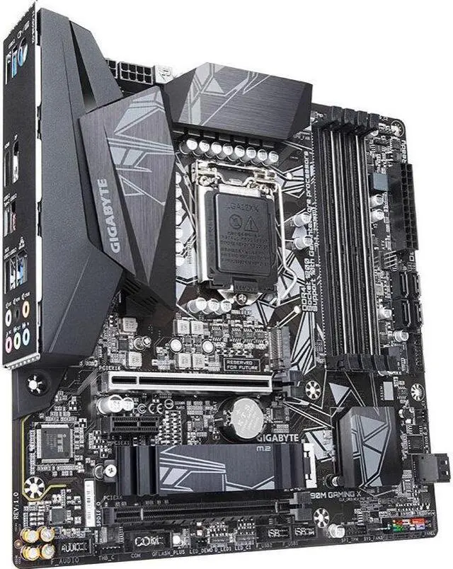 Alt view image 2 of 4 - GIGABYTE Z490M GAMING X LGA 1200 Intel Z490 DDR4 128GB Micro ATX
