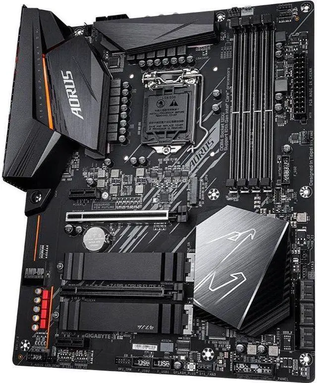 Alt view image 3 of 4 - GIGABYTE Z490 ELITE AC LGA 1200 Intel Z490 DDR4 128GB ATX