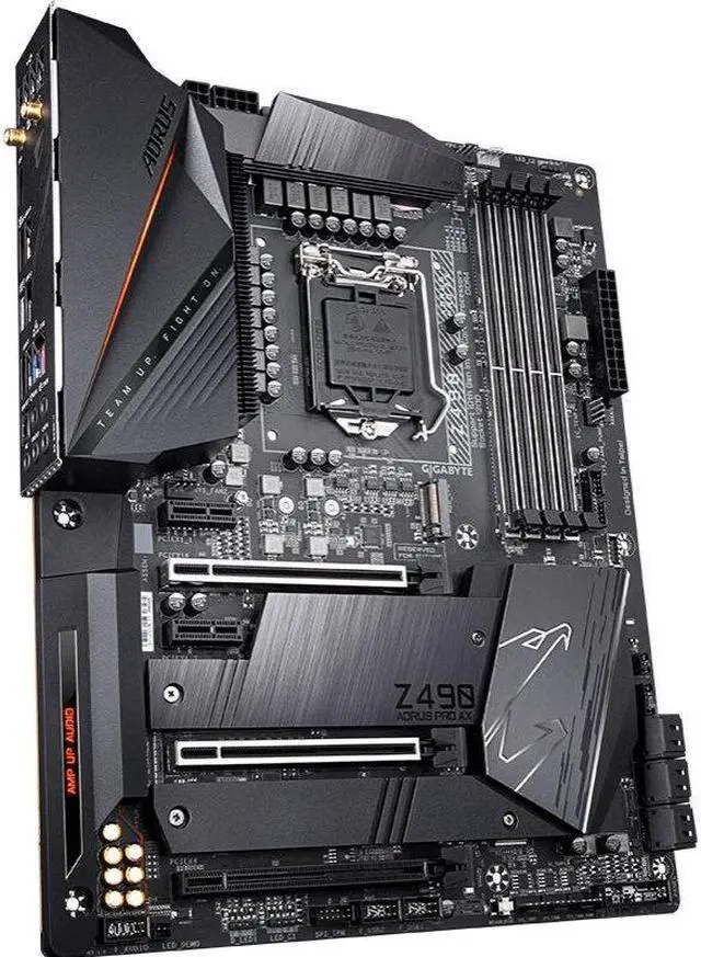 Alt view image 2 of 4 - GIGABYTE Z490 PRO AX LGA 1200 Intel Z490 DDR4 128GB ATX