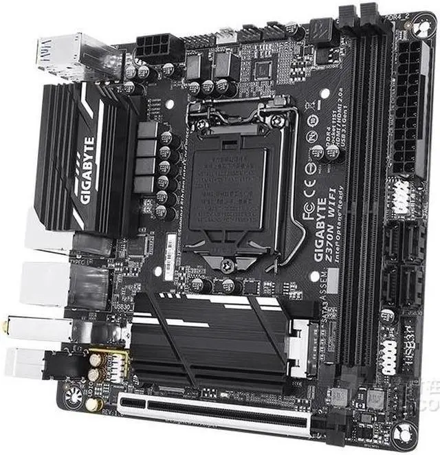 Alt view image 2 of 4 - GIGABYTE Z370N WIFI LGA 1151 Intel Z370 DDR4 32GB Mini-ITX