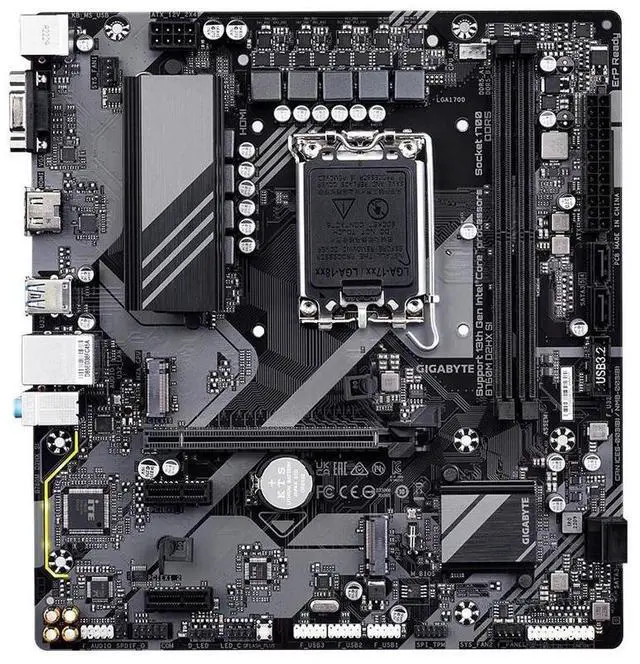 Main image of GIGABYTE B760M D2HX SI DDR4 LGA 1700 Intel B760 DDR4 64GB Micro ATX