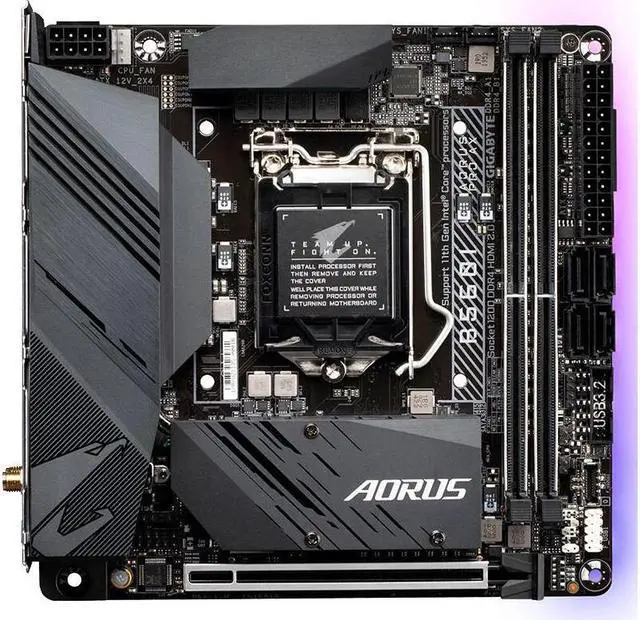 Main image of GIGABYTE B560I PRO AX LGA 1200 Intel B560 DDR4 64GB 
Mini-ITX