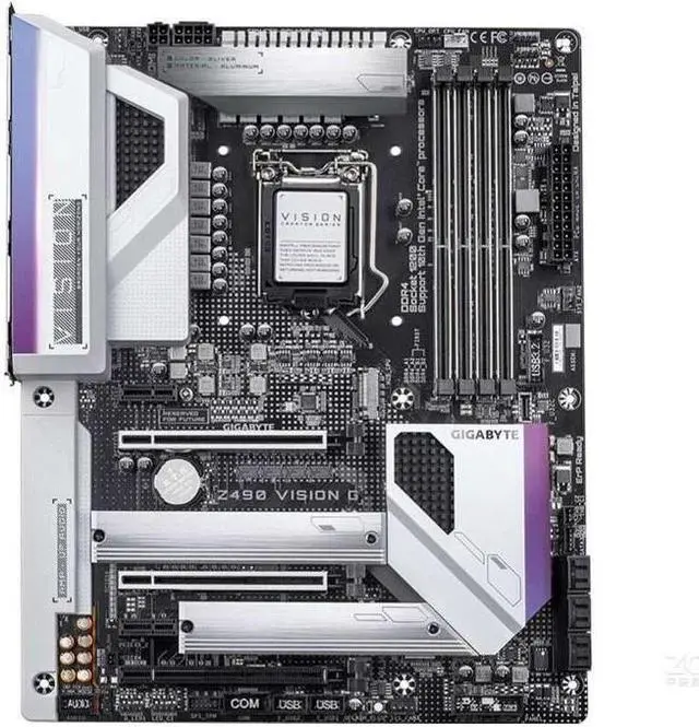 Main image of GIGABYTE Z490 VISION G LGA 1200 Intel Z490 DDR4 128GB ATX