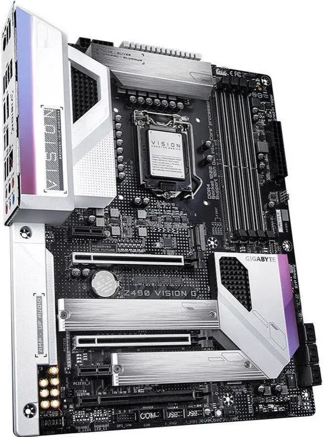 Alt view image 2 of 4 - GIGABYTE Z490 VISION G LGA 1200 Intel Z490 DDR4 128GB ATX