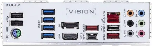 Alt view image 4 of 4 - GIGABYTE Z490 VISION G LGA 1200 Intel Z490 DDR4 128GB ATX