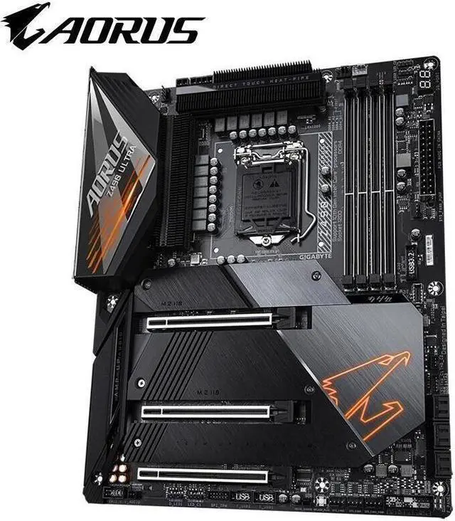 Alt view image 2 of 4 - GIGABYTE Z490 ULTRA LGA 1200 Intel Z490 DDR4 128GB ATX