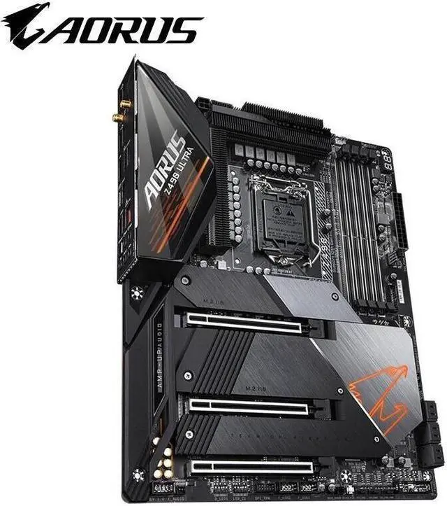 Alt view image 3 of 4 - GIGABYTE Z490 ULTRA LGA 1200 Intel Z490 DDR4 128GB ATX