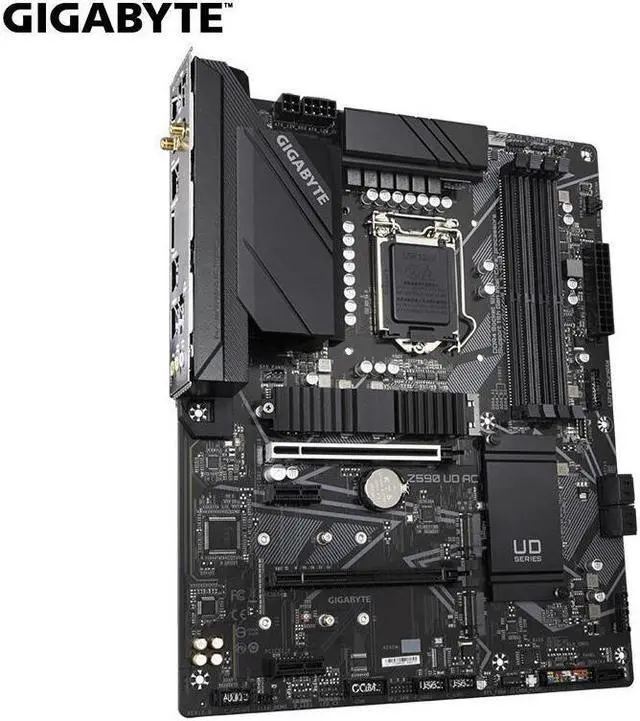 Alt view image 2 of 4 - GIGABYTE Z590 UD AC LGA 1200 Intel Z590 DDR4 128GB ATX