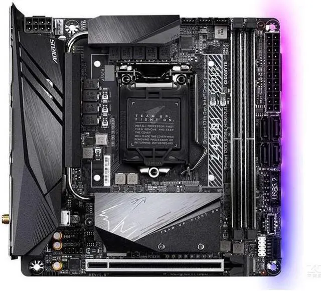 Refurbished: GIGABYTE Z490I ULTRA LGA 1200 Intel Z490 DDR4 64GB