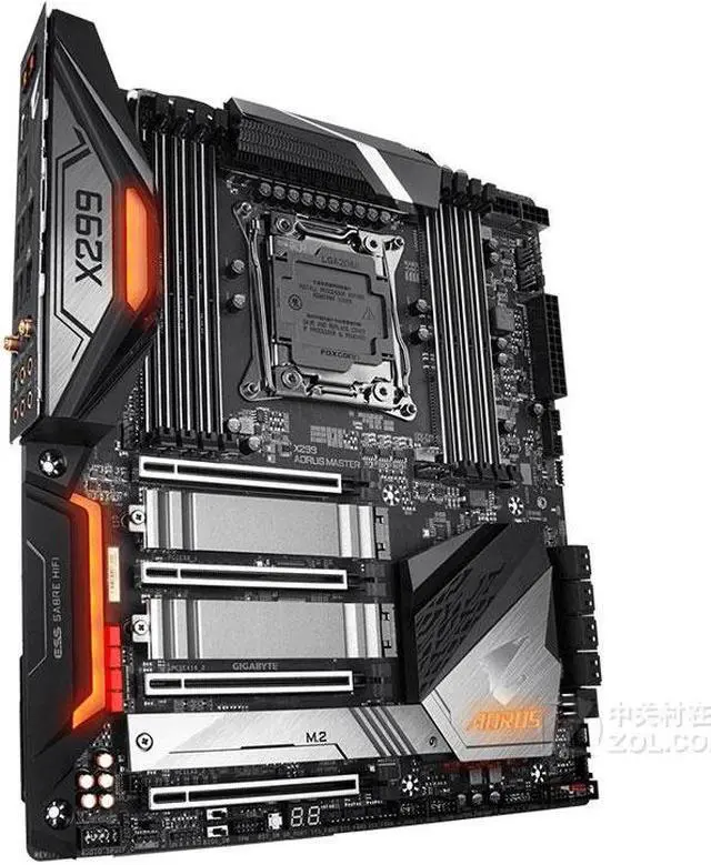 Alt view image 3 of 4 - GIGABYTE X299 MASTER LGA 2066 Intel X299 DDR4 128GB ATX