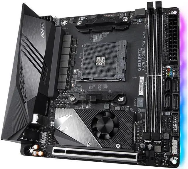 Alt view image 2 of 3 - GIGABYTE X570 I PRO WIFI Socket AM4 AMD X570 DDR4 64GB Mini-ITX