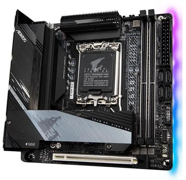 Alt view image 3 of 4 - GIGABYTE Z690I ULTRA LITE LGA 1700 Intel Z690 DDR5 96GB Mini-ITX