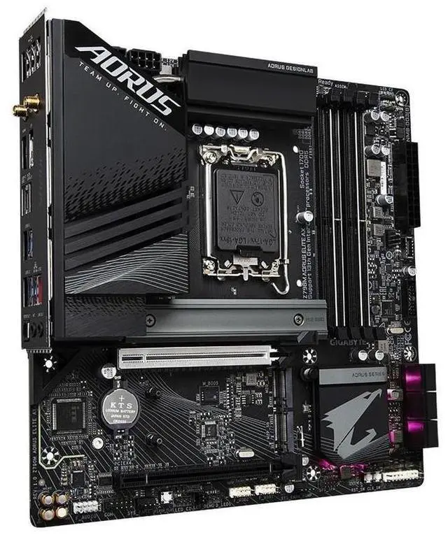 Alt view image 3 of 4 - GIGABYTE Z790M ELITE LGA 1700 Intel Z790 DDR5 192GB Micro ATX
