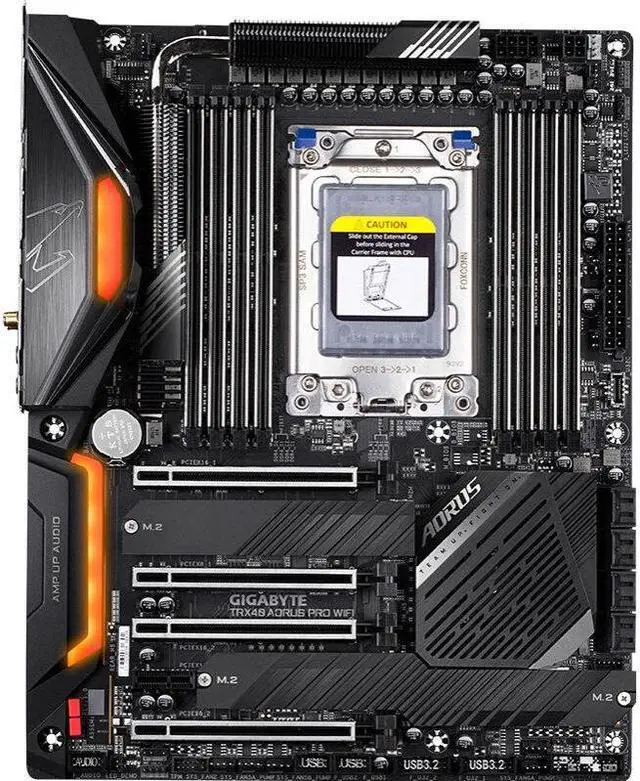 Main image of GIGABYTE TRX40 PRO WIFI Socket sTRX4 AMD TRX40 DDR4 256GB ATX