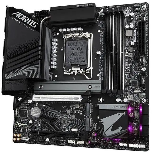 Alt view image 4 of 4 - GIGABYTE Z790M ELITE LGA 1700 Intel Z790 DDR5 192GB Micro ATX