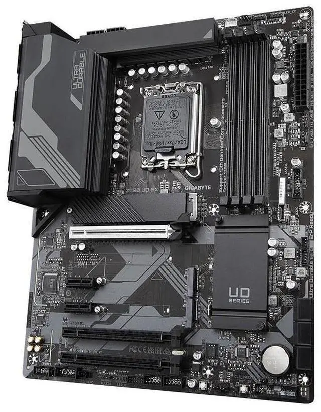 Alt view image 3 of 3 - GIGABYTE Z790 UD AX LGA 1700 Intel Z790 DDR5 192GB ATX