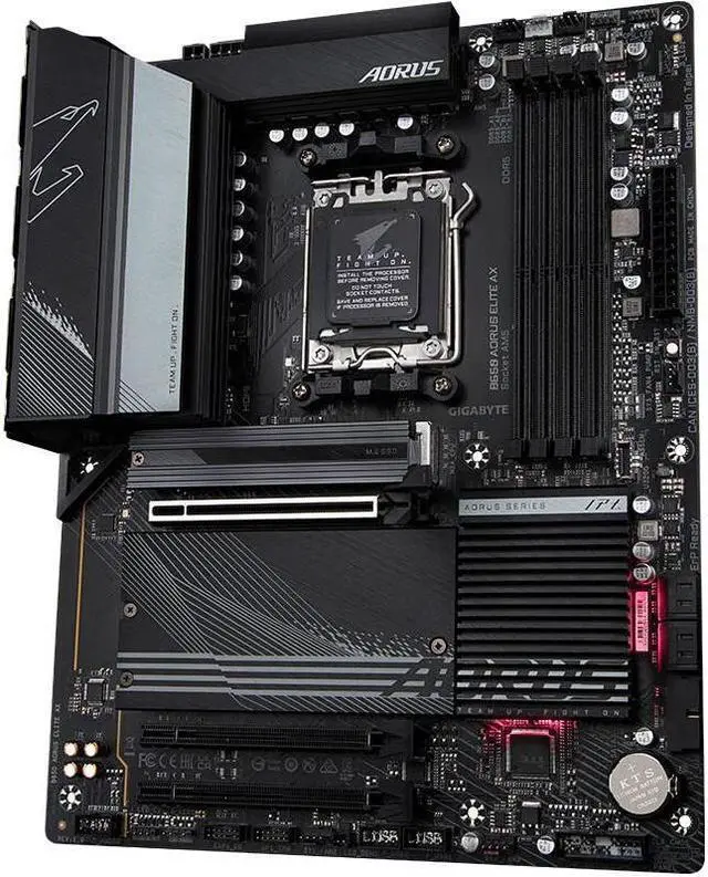 Alt view image 2 of 4 - GIGABYTE B650 ELITE AX Socket AM5 AMD B650 DDR5 128GB ATX