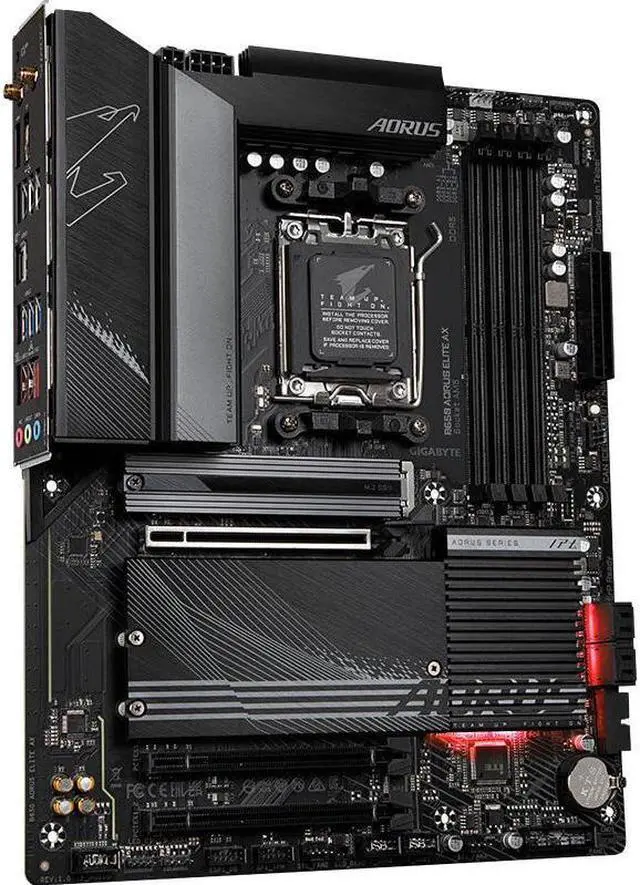 Alt view image 3 of 4 - GIGABYTE B650 ELITE AX Socket AM5 AMD B650 DDR5 128GB ATX