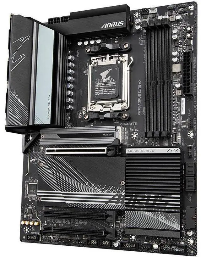 Alt view image 3 of 4 - GIGABYTE X670 ELITE AX Socket AM5 AMD X670 DDR5 192GB ATX