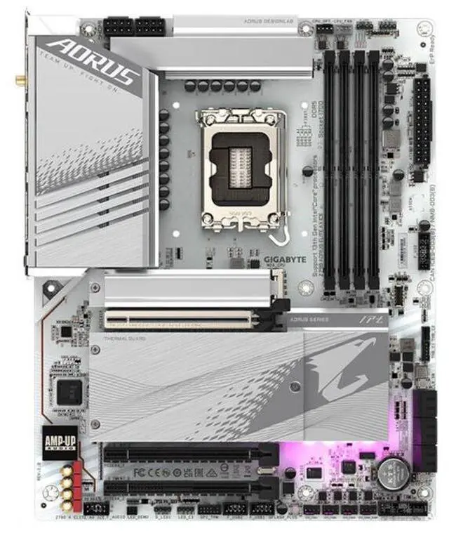 Main image of GIGABYTE Z790 ELITE AX ICE LGA 1700 Intel Z790 DDR5 192GB ATX