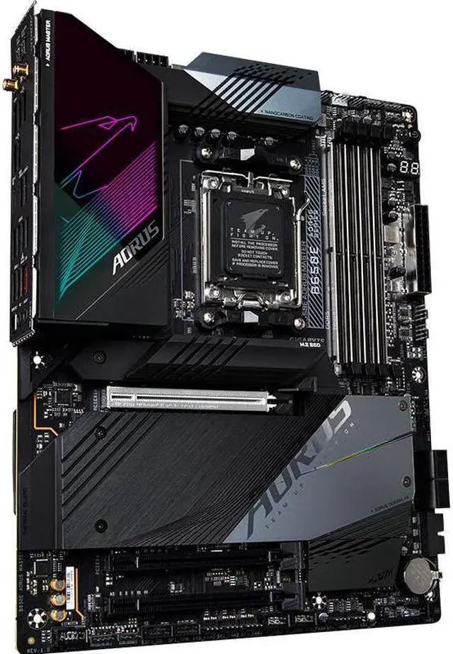 Alt view image 3 of 4 - GIGABYTE B650E MASTER Socket AM5 AMD B650 DDR5 192GB Micro ATX