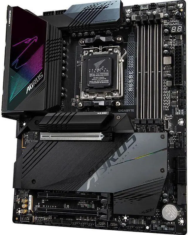Alt view image 2 of 4 - GIGABYTE B650E MASTER Socket AM5 AMD B650 DDR5 192GB Micro ATX