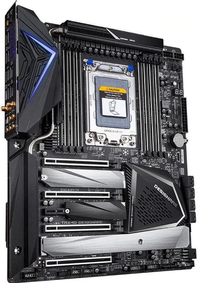 Alt view image 2 of 4 - GIGABYTE TRX40 DESIGNARE Socket sTRX4 AMD TRX40 DDR4 256GB XL-ATX
