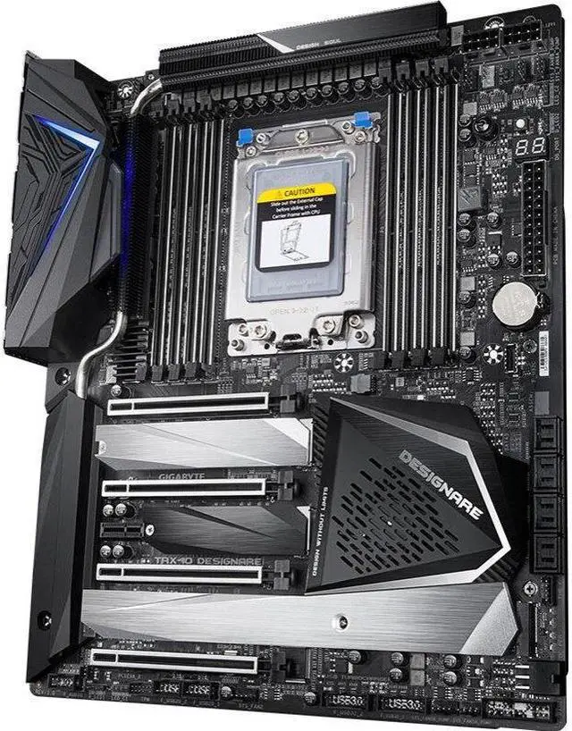 Alt view image 3 of 4 - GIGABYTE TRX40 DESIGNARE Socket sTRX4 AMD TRX40 DDR4 256GB XL-ATX