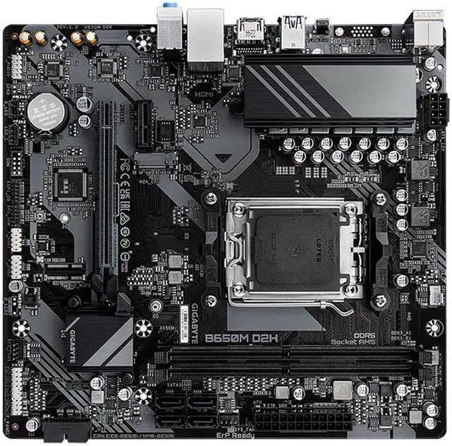 Main image of GIGABYTE B650M D2H Socket AM5 AMD B650 DDR5 96GB Micro ATX