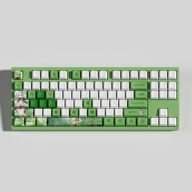 Alt view image 2 of 5 - Genshin Impact Themed Keycaps Nahida PBT heat-sublimation keycaps 29 keys OEM high degree
