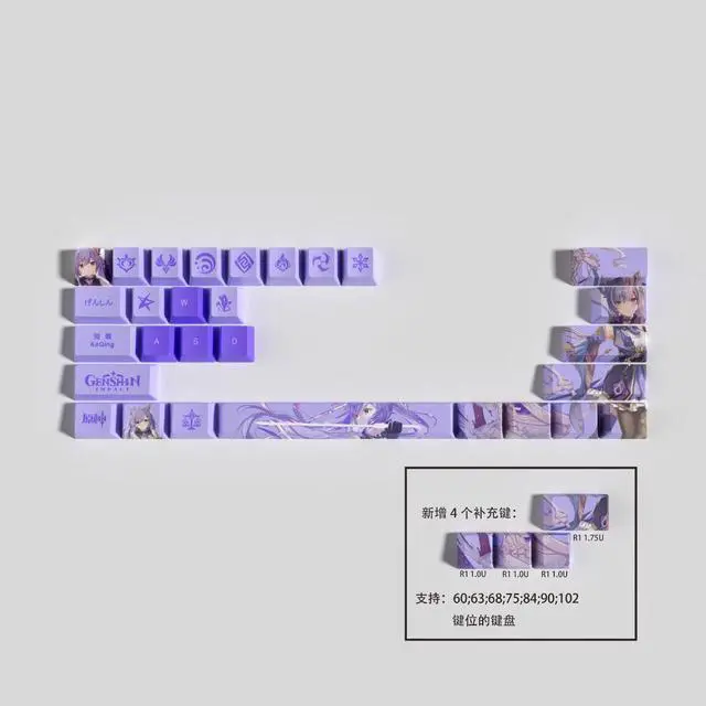 Alt view image 2 of 7 - Genshin Impact Themed Keycaps Nahida PBT heat-sublimation keycaps 29 keys OEM high degree