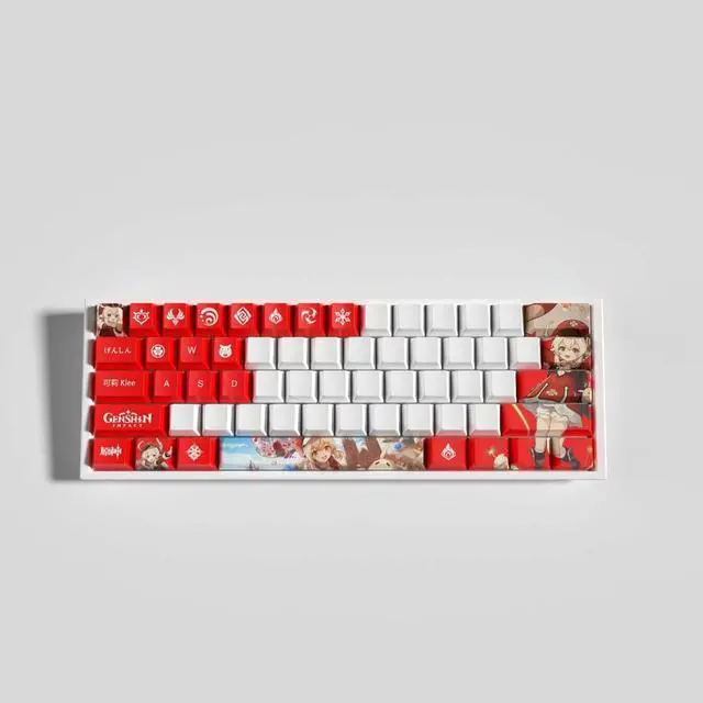Alt view image 2 of 5 - Genshin Impact Themed Keycaps Klee PBT heat-sublimation keycaps 29 keys OEM high degree