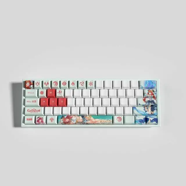 Alt view image 3 of 5 - Genshin Impact Themed Keycaps Nilou PBT heat-sublimation keycaps 29 keys OEM high degree