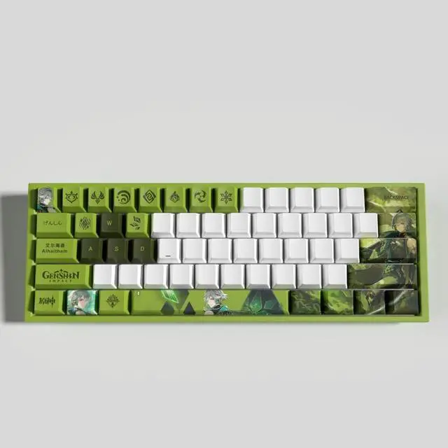 Alt view image 3 of 5 - Genshin Impact Themed Keycaps Alhaitham PBT heat-sublimation keycaps 29 keys OEM high degree