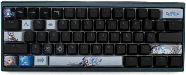 Alt view image 3 of 7 - Genshin Impact Themed Keycaps Hutao PBT heat-sublimation keycaps 10 keys OEM high degree