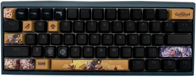 Alt view image 3 of 7 - Genshin Impact Themed Keycaps Nilou PBT heat-sublimation keycaps 10 keys OEM high degree