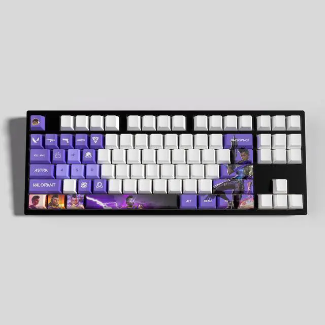 Alt view image 2 of 4 - VALORANT Themed Keycaps Astra PBT heat-sublimation keycaps 29 keys OEM high degree