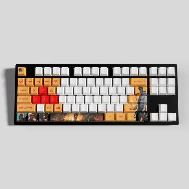 Alt view image 3 of 7 - VALORANT Themed Keycaps Raze PBT heat-sublimation keycaps 29 keys OEM high degree
